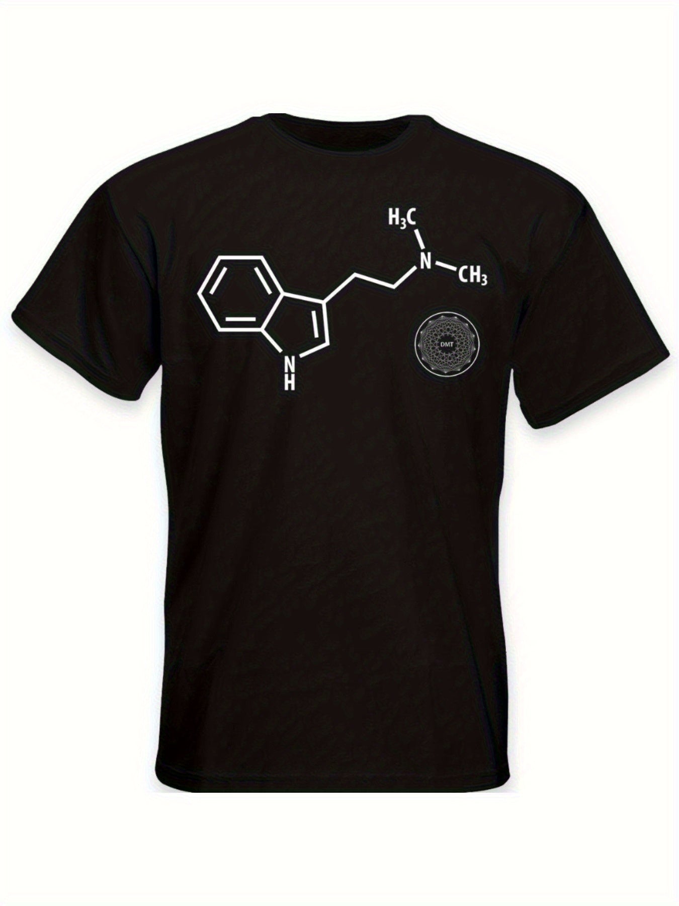 Payeah DMT Chemical Formula Psychedelic Men's T-Shirt - Psychedelic Festival Acid