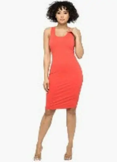 SLEEVELESS BODYCON DRESS