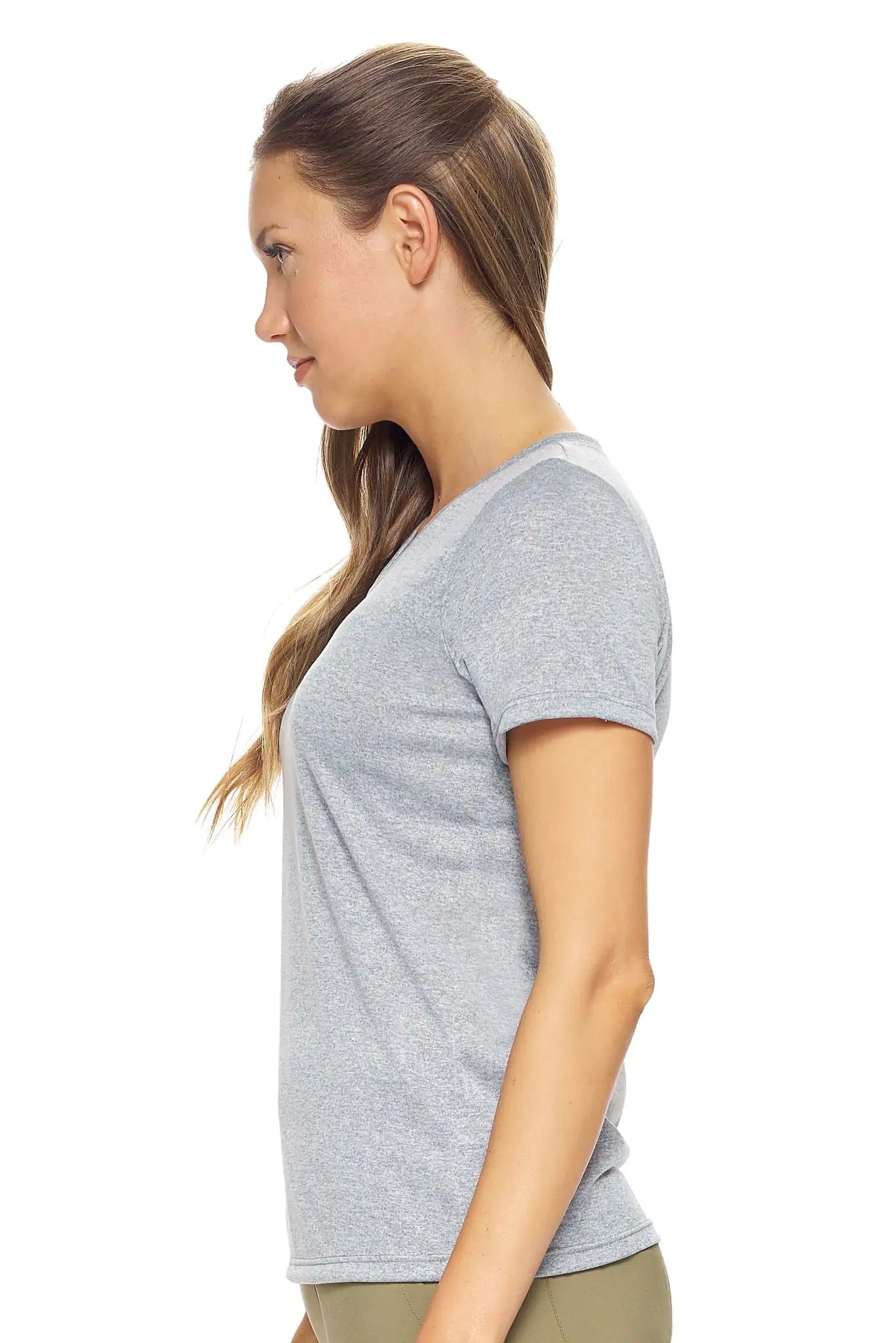 Women's Natural Feel Jersey V-Neck T-Shirt