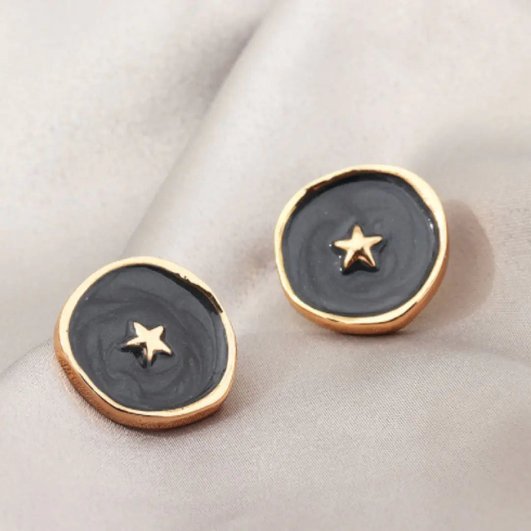 Astral Earrings Black